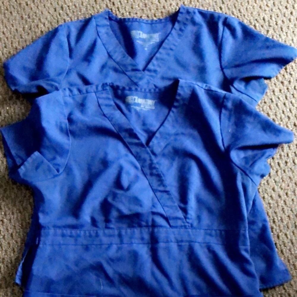 Greys by Barco scrub tops.